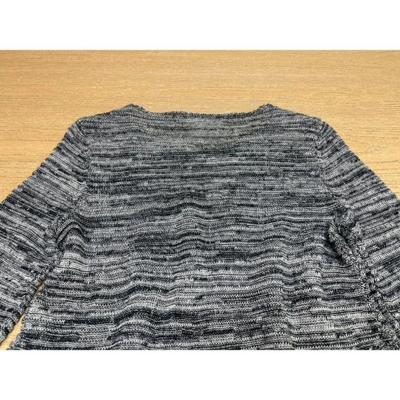 Eileen Fisher Woman’s Gray Sweater Organic Linen Size XS - Picture 7 of 8